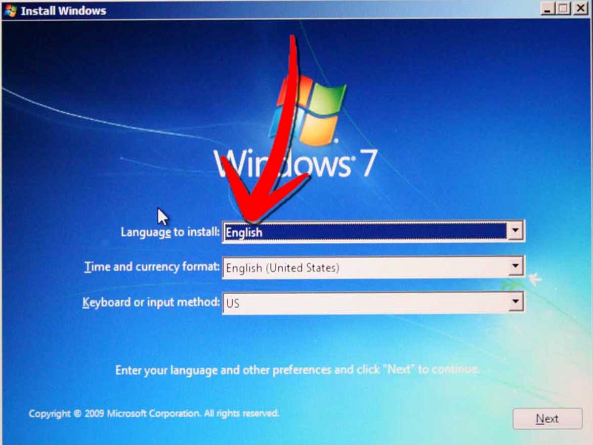 windows 7 reformat without disk